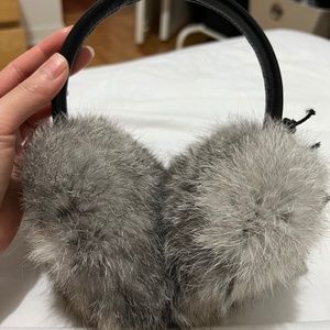 RUDSAK Women's Korina Rabbit Fur Ear Muffs